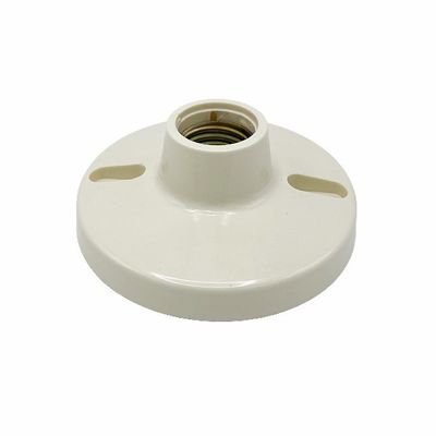 Ivory Aluminum Shell Electric Plug Socket SY21 Lamp Holder