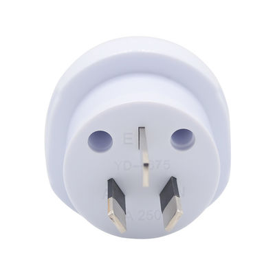 OEM 10A 250V Travel Plug Adapter , Electric Plug Adapter