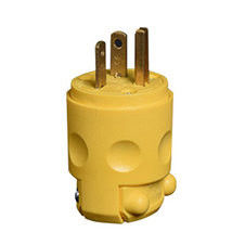 Gele Algemene Mannelijke Elektrische de Stopcontactdoos van U38/3P U35/2S